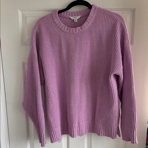 Time and Tru Lilac Crew Neck Sweater